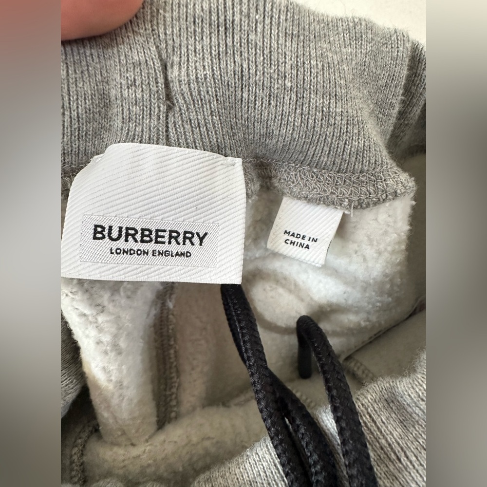 BURBERRY GRAY JOGGER SWEATPANTS SIZE 8Y - Picture 4 of 5